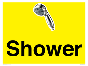 IV14253: Shower Dementia Friendly Yellow