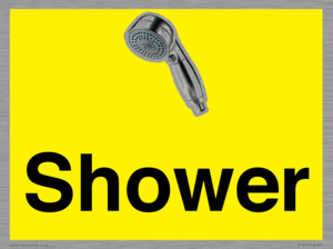 IV14253: Shower Dementia Friendly Yellow