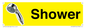 IV14253: Shower Dementia Friendly Yellow