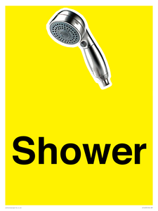 IV14253: Shower Dementia Friendly Yellow
