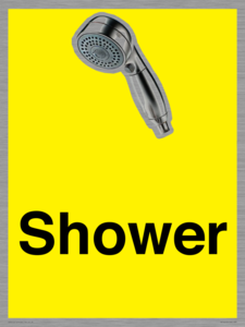 IV14253: Shower Dementia Friendly Yellow