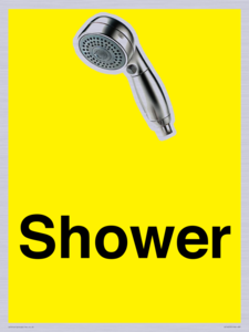 IV14253: Shower Dementia Friendly Yellow