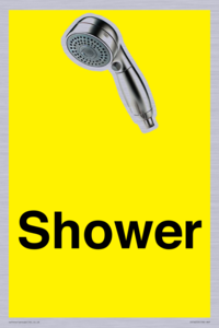 IV14253: Shower Dementia Friendly Yellow