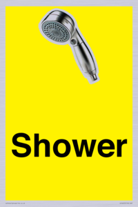 IV14253: Shower Dementia Friendly Yellow