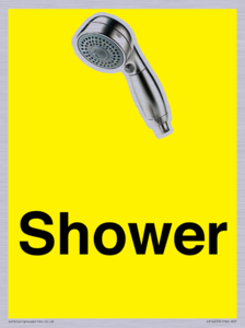 IV14253: Shower Dementia Friendly Yellow