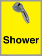 IV14253: Shower Dementia Friendly Yellow