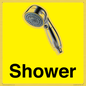 IV14253: Shower Dementia Friendly Yellow