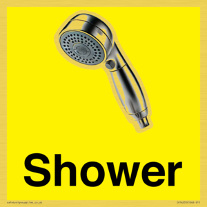 IV14253: Shower Dementia Friendly Yellow