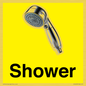 IV14253: Shower Dementia Friendly Yellow