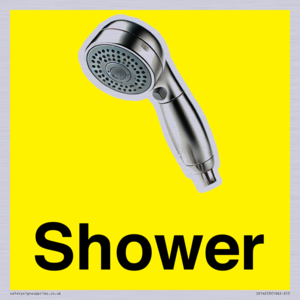 IV14253: Shower Dementia Friendly Yellow
