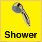 IV14253: Shower Dementia Friendly Yellow