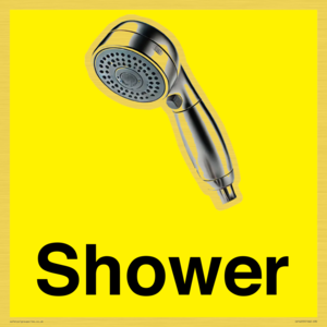 IV14253: Shower Dementia Friendly Yellow