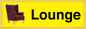 IV14257: Lounge Dementia Friendly Yellow SIgn