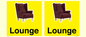 IV14257: Lounge Dementia Friendly Yellow SIgn