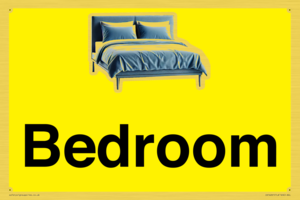 IV14261: Bedroom Dementia Friendly Yellow