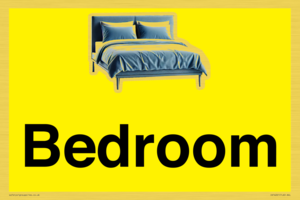 IV14261: Bedroom Dementia Friendly Yellow