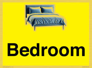 IV14261: Bedroom Dementia Friendly Yellow