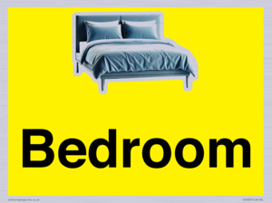 IV14261: Bedroom Dementia Friendly Yellow