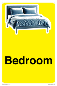 IV14261: Bedroom Dementia Friendly Yellow