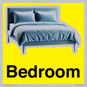 IV14261: Bedroom Dementia Friendly Yellow