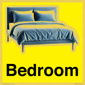 IV14261: Bedroom Dementia Friendly Yellow