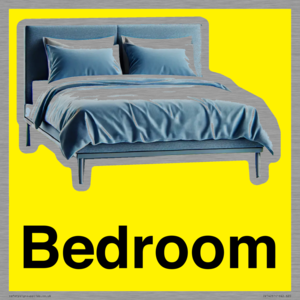IV14261: Bedroom Dementia Friendly Yellow