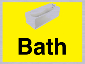 IV14266: Dementia friendly Bath yellow