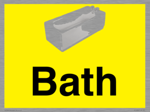 IV14266: Dementia friendly Bath yellow