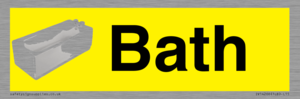 IV14266: Dementia friendly Bath yellow