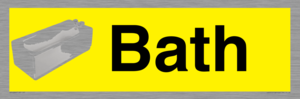 IV14266: Dementia friendly Bath yellow