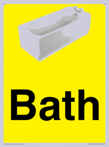 IV14266: Dementia friendly Bath yellow