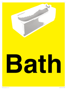 IV14266: Dementia friendly Bath yellow