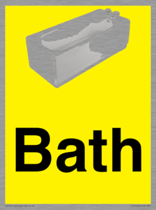IV14266: Dementia friendly Bath yellow