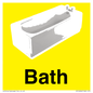 IV14266: Dementia friendly Bath yellow