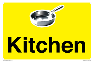 IV14274: Kitchen Dementia Sign Yellow