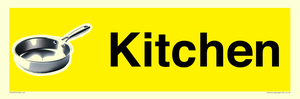 IV14274: Kitchen Dementia Sign Yellow