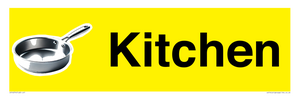 IV14274: Kitchen Dementia Sign Yellow