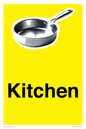 IV14274: Kitchen Dementia Sign Yellow