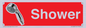 IV14282: Shower Dementia Friendly Sign Red