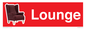 IV14286: Lounge Dementia Friendly Sign Red