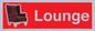 IV14286: Lounge Dementia Friendly Sign Red