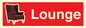 IV14286: Lounge Dementia Friendly Sign Red