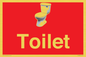 IV14288: Toilet Dementia Friendly Sign Red