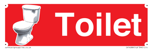 IV14288: Toilet Dementia Friendly Sign Red
