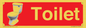 IV14288: Toilet Dementia Friendly Sign Red