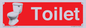 IV14288: Toilet Dementia Friendly Sign Red