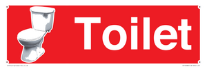 IV14288: Toilet Dementia Friendly Sign Red