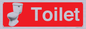 IV14288: Toilet Dementia Friendly Sign Red