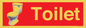 IV14288: Toilet Dementia Friendly Sign Red