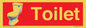 IV14288: Toilet Dementia Friendly Sign Red